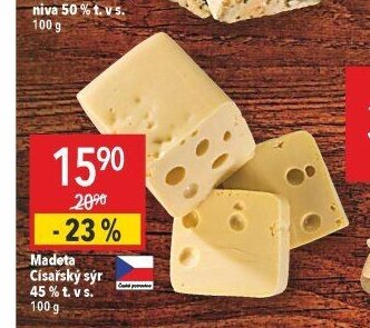 Madeta Císařský sýr