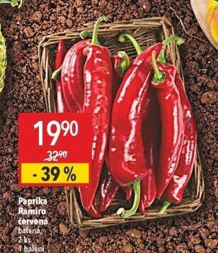 Paprika Ramiro červená