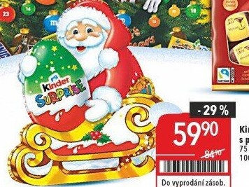 Mikuláš s překvapením Kinder - Globus akcniletaky.com