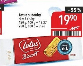 Sušenky Biscoff Lotus