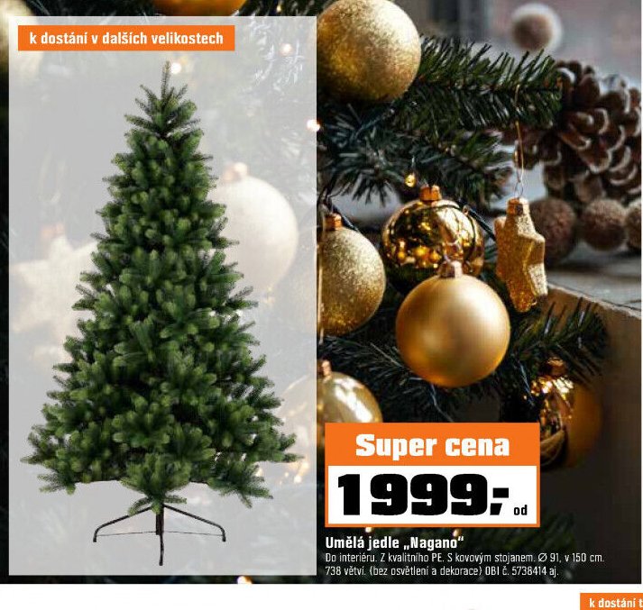 Umělá jedle „Nagano“