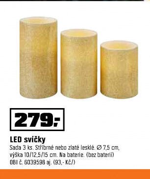 LED svíčky