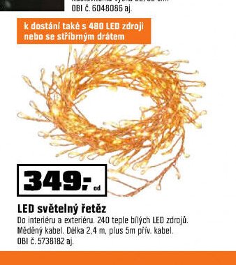 LED světelný řetěz