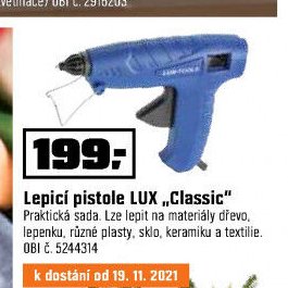 Lepicí pistole LUX „Classic“