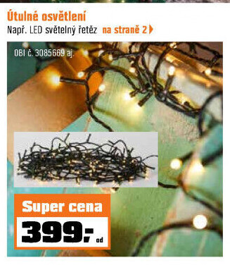 LED světelný řetěz - OBI akcniletaky.com