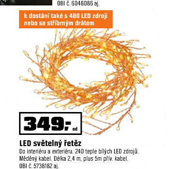 LED světelný řetěz