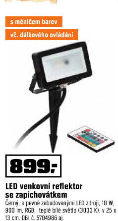 Venkovní LED reflektor