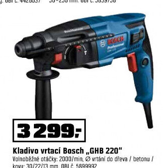Vrtací kladivo GBH 220 Bosch