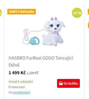 HASBRO FurReal GOGO Tancující štěně
