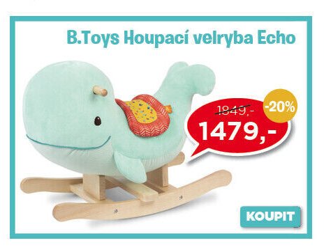 B.Toys Houpací velryba Echo