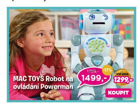 MAC TOYS Robot na ovládání Powerman