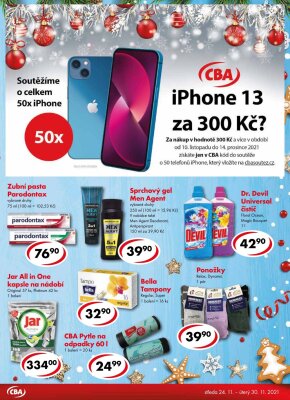 akční leták CBA 24.11.2021-30.11.2021