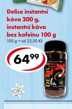 Delice instantní káva