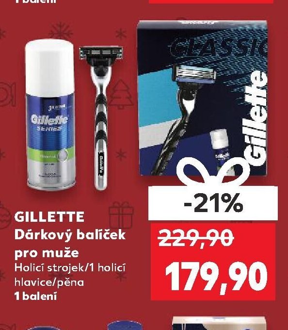 Gillette dárkový balíček pro muže