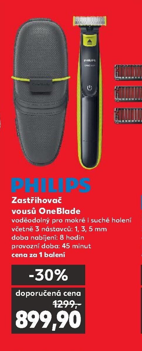 Zastřihovač vousů OneBlade