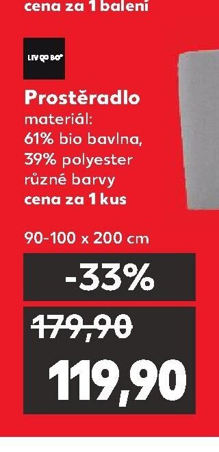 Prostěradlo 90-100 x 200 cm