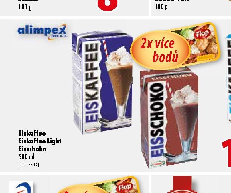 Eiskaffee, Eisschoko