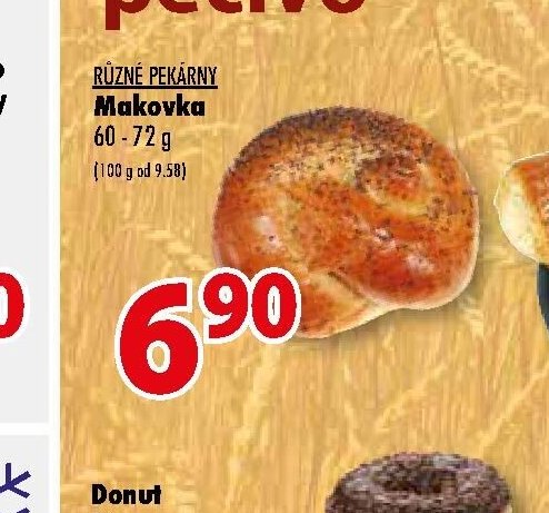 Různé pekárny Makovka