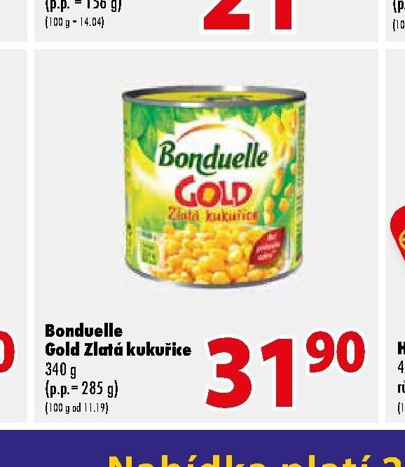 Bonduelle Gold Zlatá kukuřice 340 g