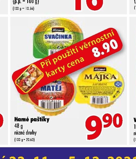 Hamé paštiky 48 g