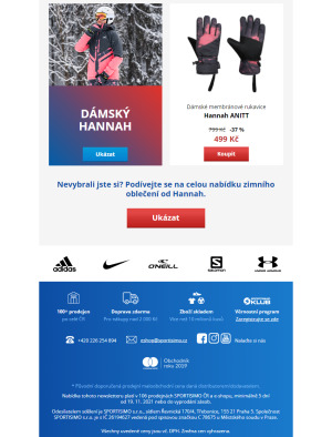 akční leták Sportisimo 19.11.2021-24.11.2021
