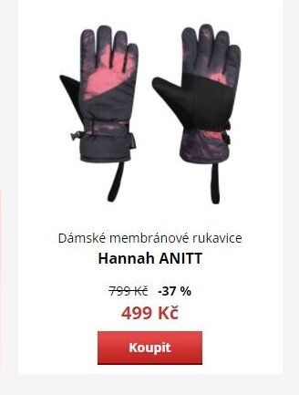 Dámské membránové rukavice Hannah ANITT