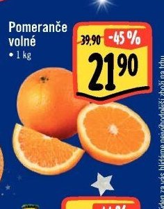 Pomeranče volné