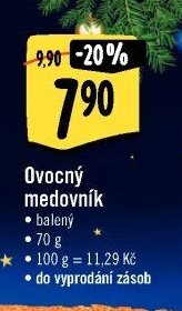 Ovocný medovník