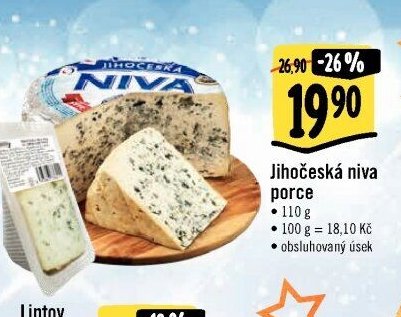 Jihočeská niva porce