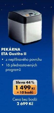 Pekárna ETA Gustito II