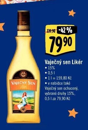 Vaječný sen Likér