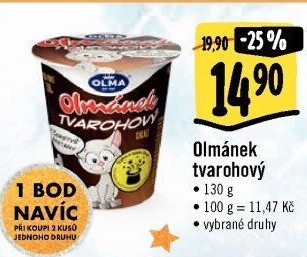 Dezert tvarohový Olmánek Olma