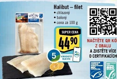 Halibut filety Albert