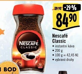 Instantní káva Nescafé Classic