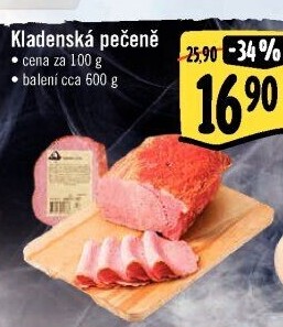 Pečeně kladenská Kostelecké uzeniny