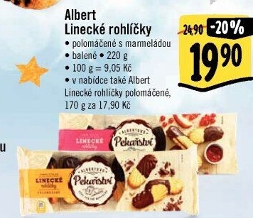 Rohlíčky linecké Albert