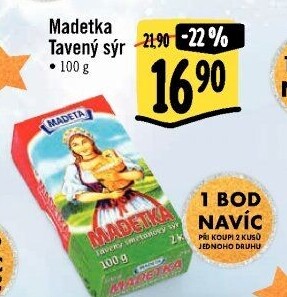 Sýr tavený smetanový Madetka