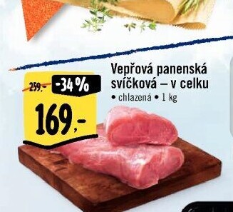 Vepřová panenská svíčková