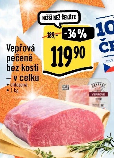 Vepřová pečeně bez kosti Albert