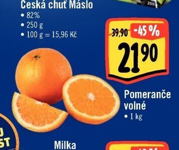Pomeranče volné