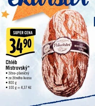 Chléb Mistrovský* 800 g