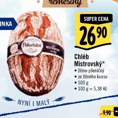 Chléb Mistrovský* 500 g