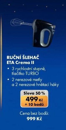 Ruční šlehač ETA Crema II