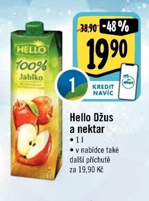 Hello Džus a nektar