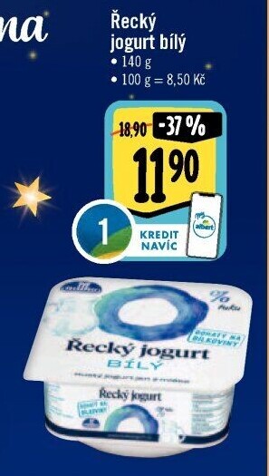 Bílý jogurt řecký 0% Milko