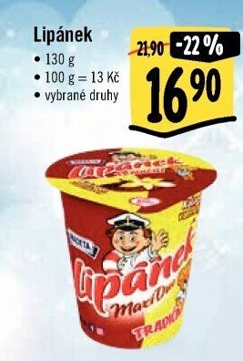 Dezert Lipánek Madeta