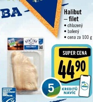 Halibut filety Albert