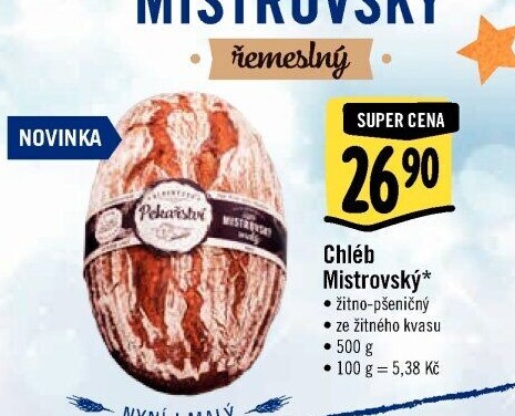 Mistrovský chléb Albert