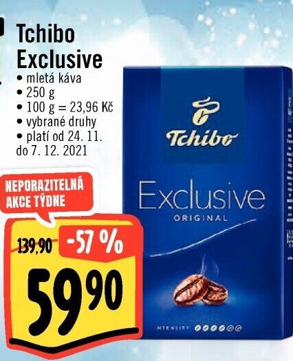 Mletá káva Tchibo Exclusive
