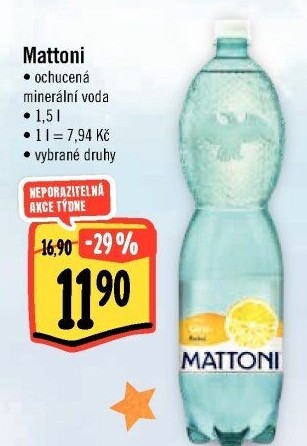 Ochucená voda Mattoni